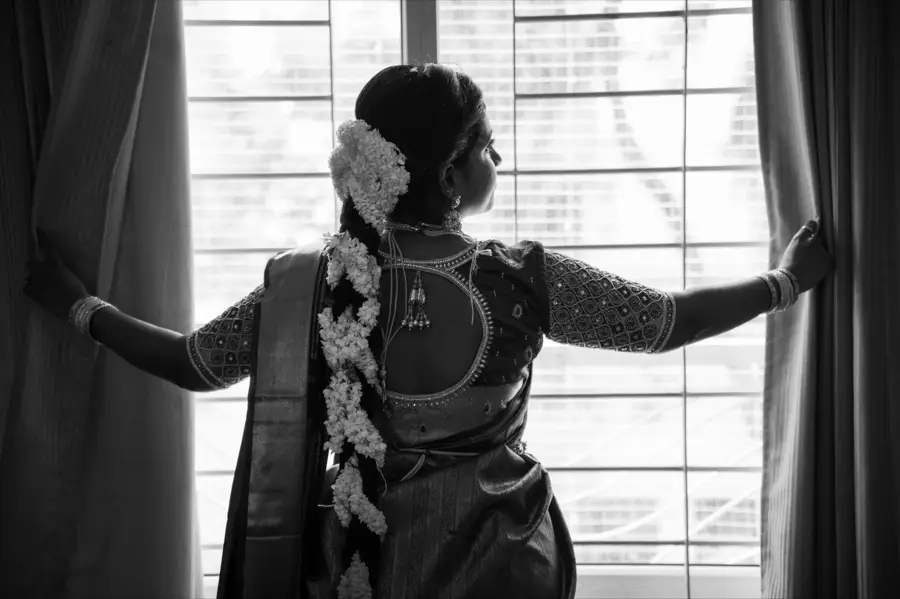 Bespoke Bridal Elegance — 📍 Durbar Archways · Pure Silk Silhouette